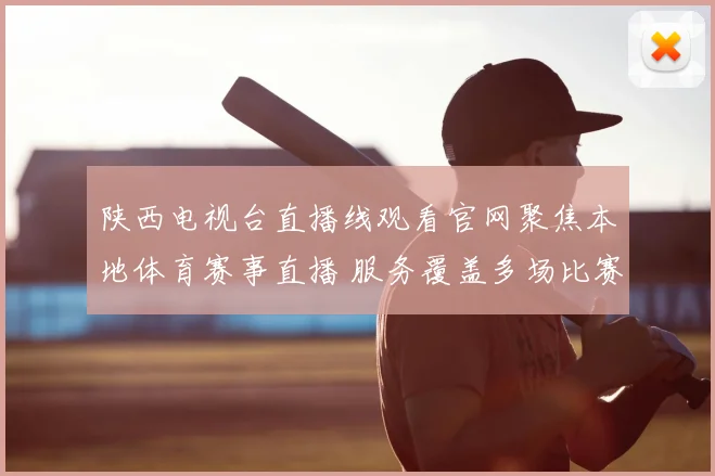 陕西电视台直播线观看官网聚焦本地体育赛事直播 服务覆盖多场比赛观赛需求